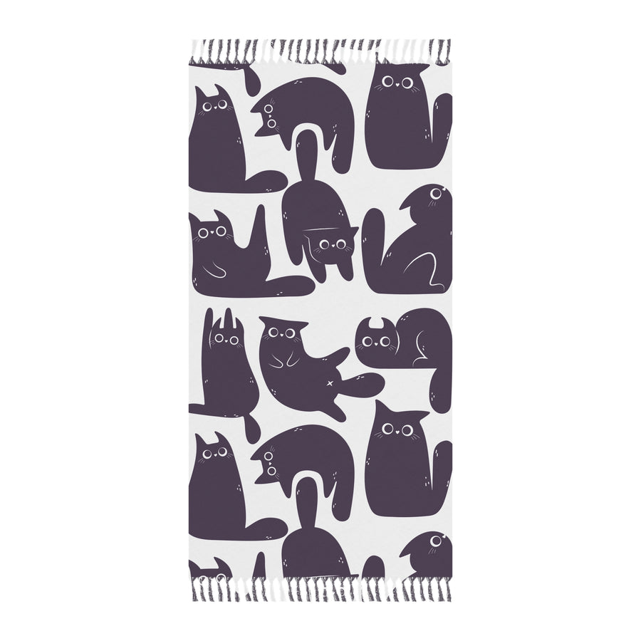 Don't Stop Meow Cat Beach Cloth