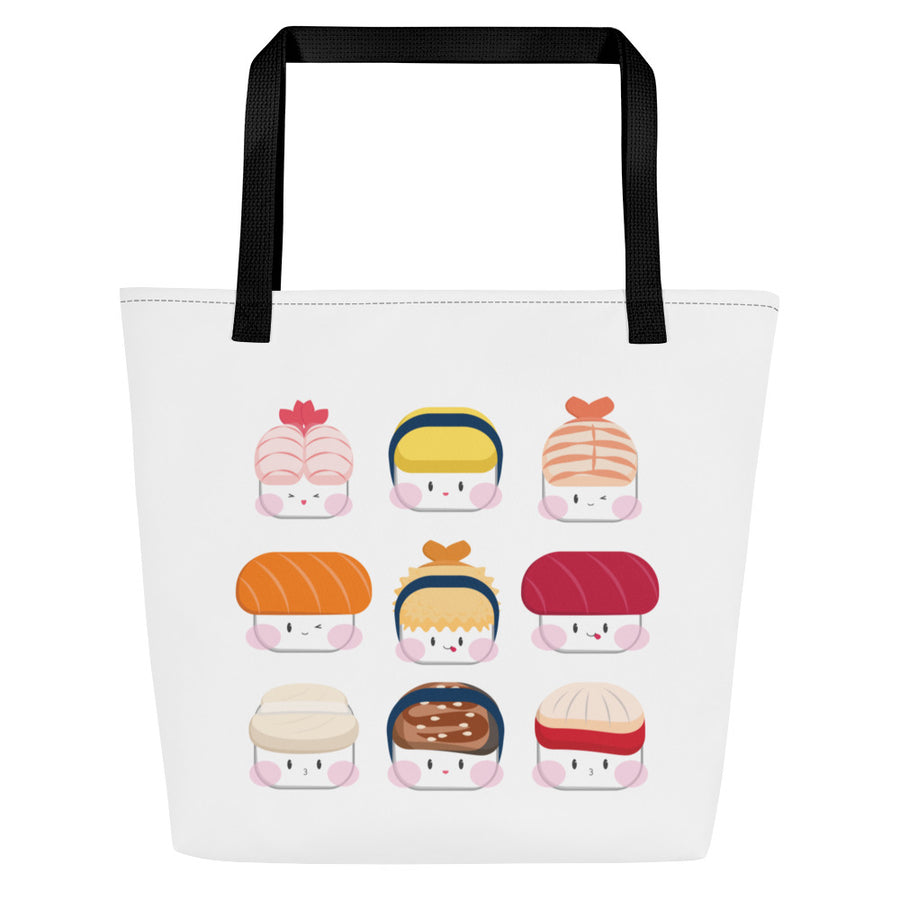 Roll with It Sushi Large Tote Bag