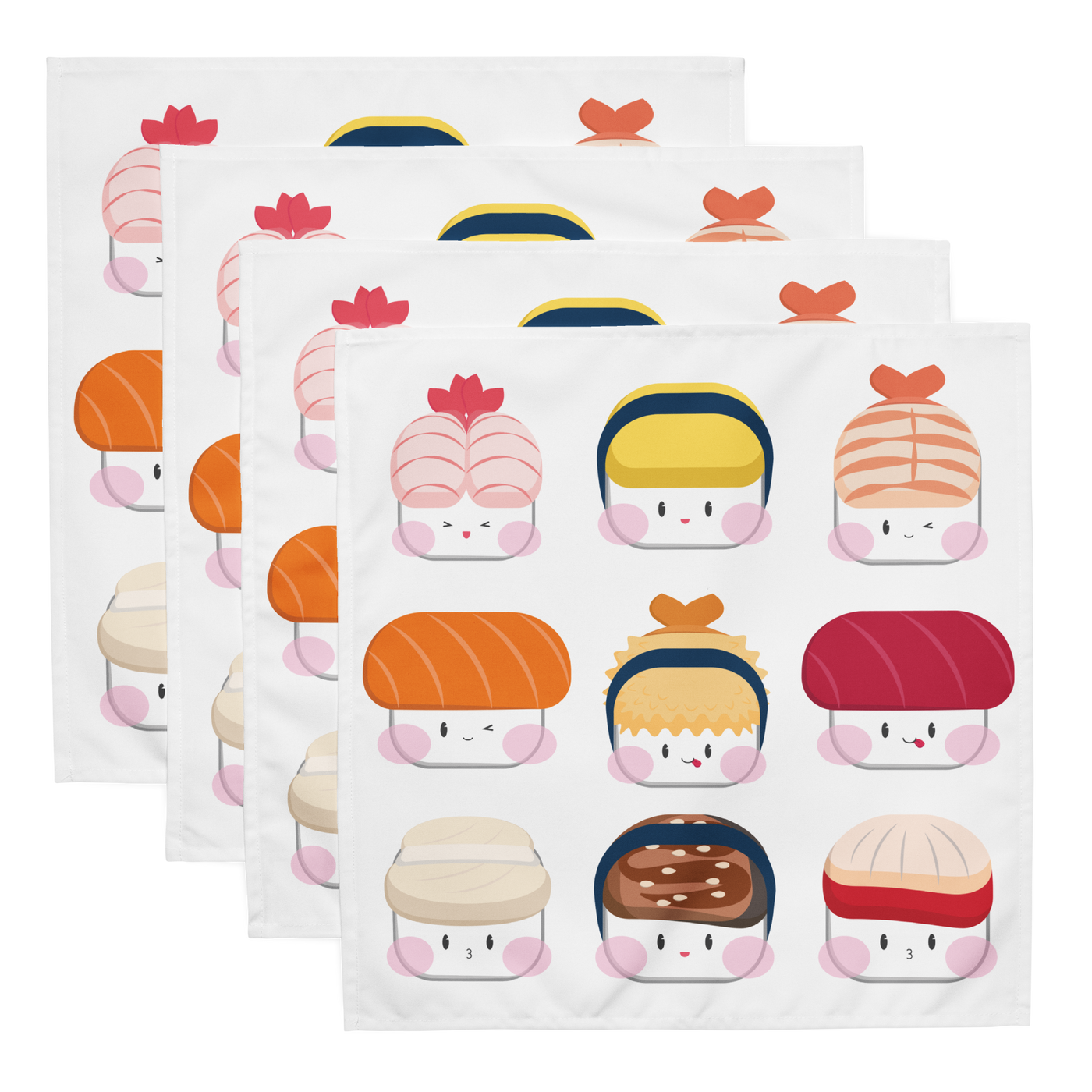 Sushi Delight Cloth Napkin Set